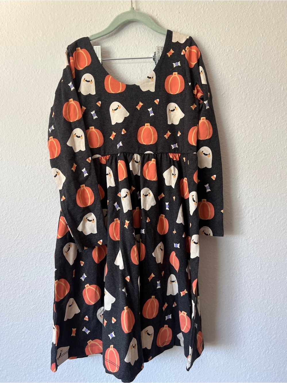 Monica & Andy Halloween Pumpkin and Ghost Dress - Picture 2 of 2